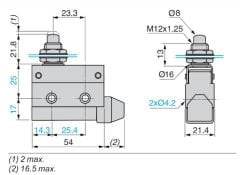 TELEMECANIQUE XCJ110C LIMIT SWITCH